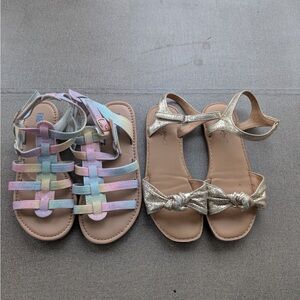 Fabkids Shimmering Pastel Sandals